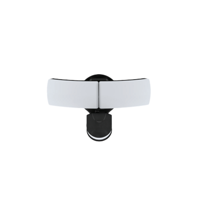 Lampe de sécurité à deux têtes avec capteur de mouvement
