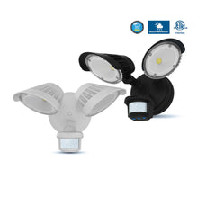 Charger l'image dans la galerie, Lampe de sécurité à deux têtes avec capteur de mouvement cct
