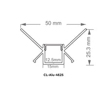 Charger l'image dans la galerie, Profil d'angle encastré sans garniture 4625
