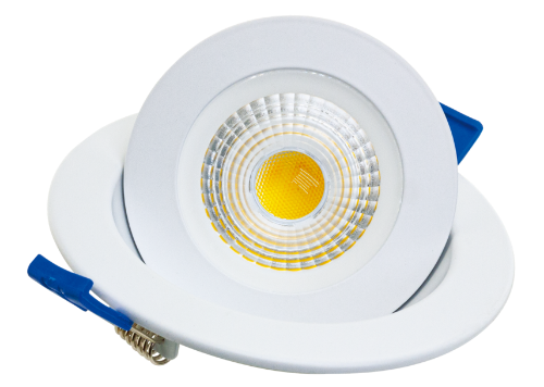 FDL ENCASTRÉ 4 po./6 po.  DIRIGEABLE, 5CCT , IC RATED & WET - (Satin Brossé,Noir,Blanc), 120 Vac