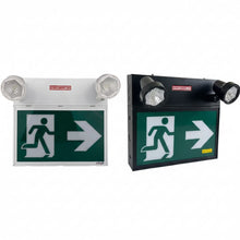 Charger l'image dans la galerie, ''RUNNING MAN''  COMBO c/a 2 TÈTES &amp; BATTERY BACK-UP BLANC/NOIR
