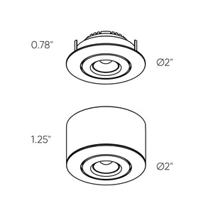 LEDRDM1  Mini Rondelle 2 En 1